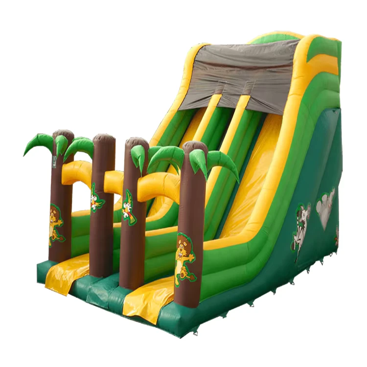 JOYFUL FUN надувная сухая горка, надувная двойная горка, надувной батут