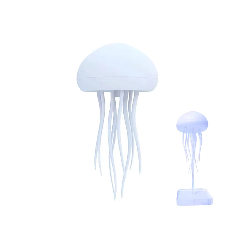 Lampada medusa - Luce ambientale, luce notturna animata, tocco colorato, luce LED a gradiente colorato con batteria integrata