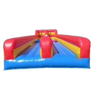 Gioco combinato Joust Bungee Run gonfiabile con certificazione CE e colore personalizzato per sport all'aperto