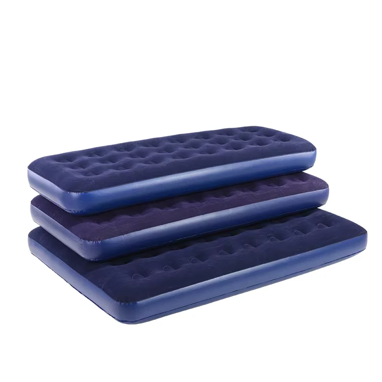 Joyee Foldable Plastic Factory Directly Sale Eco friendly PVC Air Double Bed Inflatable Air Sofa Bed Mattress Home Furniture