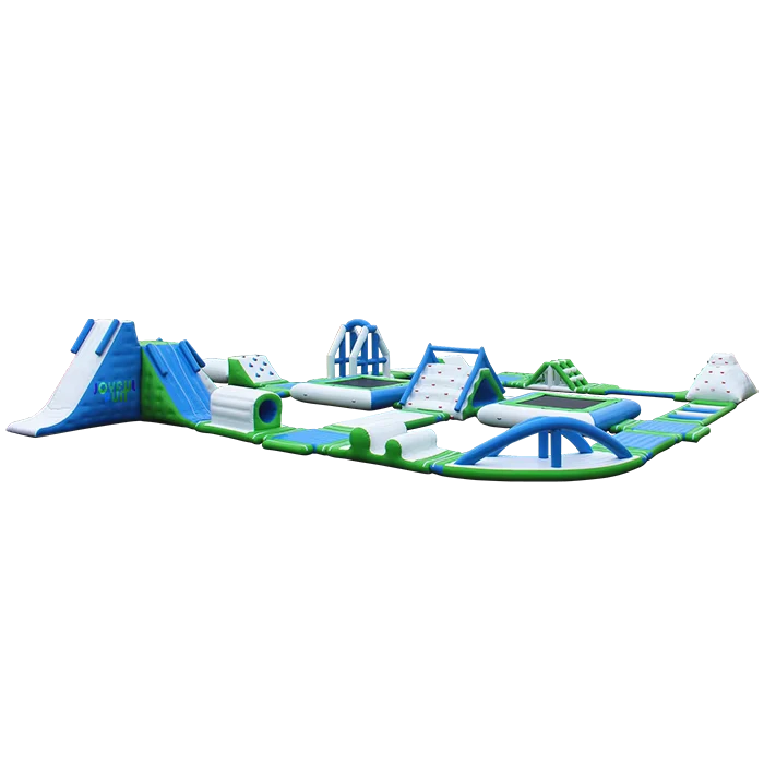Fröhlicher Spaß, maßgeschneiderte Größen, kommerzieller Wasser-Aqua-Park, aufblasbarer schwimmender Wasserpark