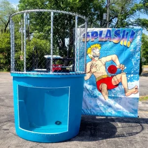 Bancada de Mergulho Inflável Easy Dunker, Tanque de Mergulho com Splash de Água