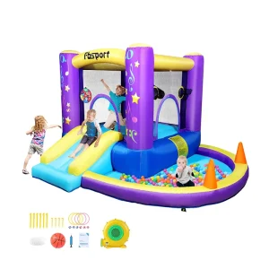 Jumping Bouncy Castle Inflatable Balloon Castle Soft Play Equipment Construction Bouncy Castles