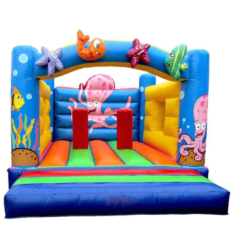Castello gonfiabile, case gonfiabili in PVC, casa da salto commerciale per feste per bambini