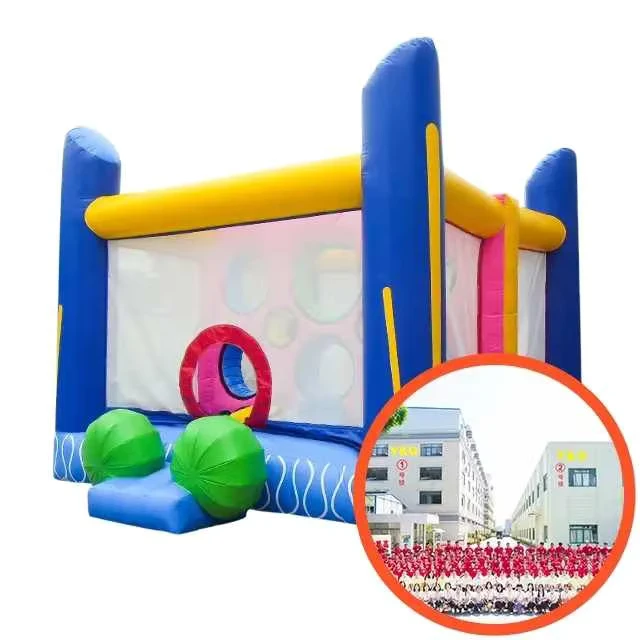 Combo nhảy bơm hơi, bouncer cầu vồng, đồ chơi bơm hơi cho trẻ em, combo