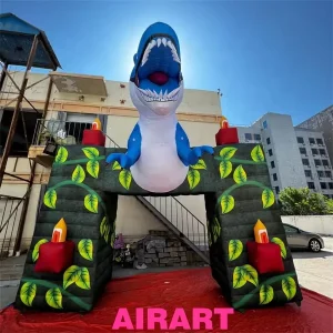 Arco Inflável Temático de Jurassic com Decoração de Dinossauro, Entrada para Eventos de Negócios Temáticos de Animais