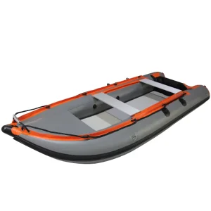 KAYAK 370cm Dark Light CE Certified Inflatable Boat with Air Mat Floor Customized Made of Hypalon and PVC