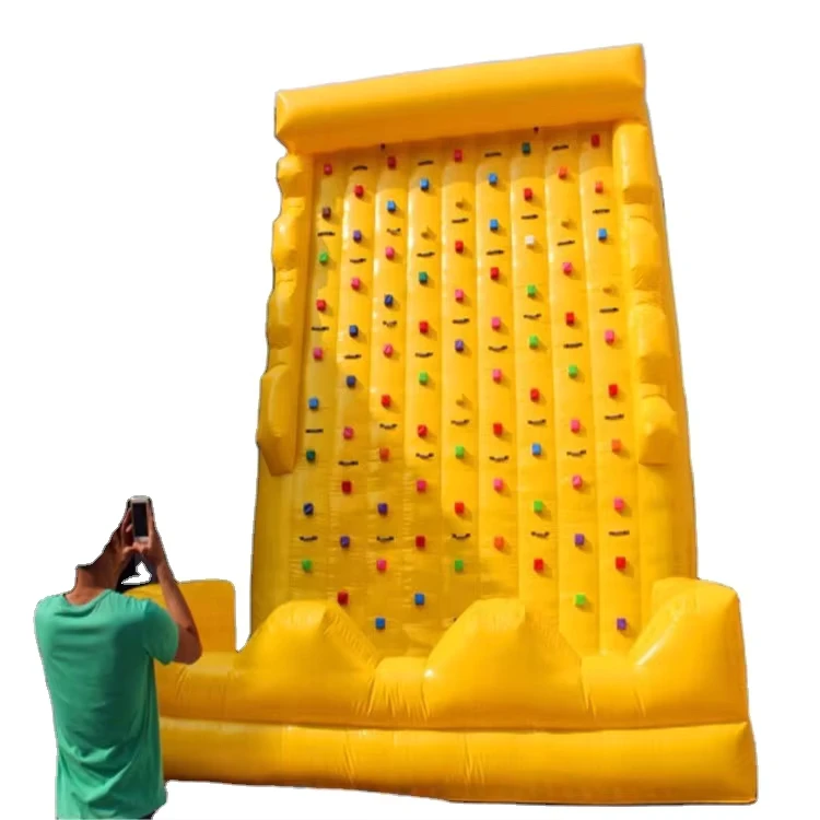 Kaluen A007 in PVC Materiale Personalizzato Divertente Parete di Arrampicata Gonfiabile con Corda & Scalatore per Bambini 3-12 Anni