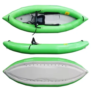 Kayak Inflatable PVC Fishing Kayak with Pump and Removable Seats