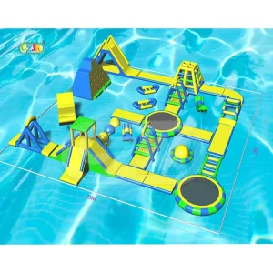 Kid Design Slide Amusement Equipment Aqua Waterpark Inflatable Water Park
