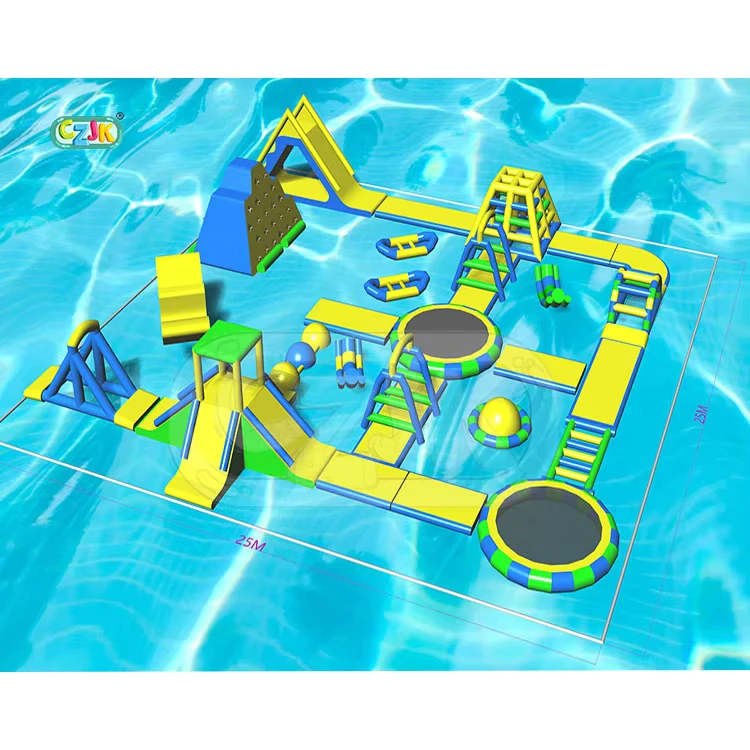 Kid Design Slide Amusement Equipment Aqua Waterpark Inflatable Water Park