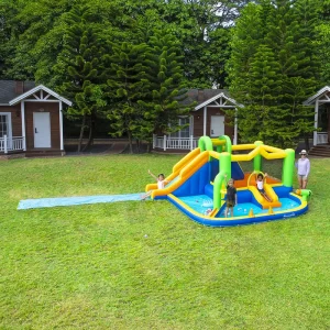 Kid Party Family Use Toy Water Combo Bouncy Slide Bounce House Inflatable Castle 420D+840D Oxford Fabric