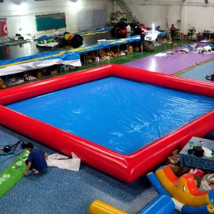 Piscina Inflável de PVC Airtight para Crianças com Ventoinha, Piscina para Uso no Quintal, Inclui Kits de Reparação