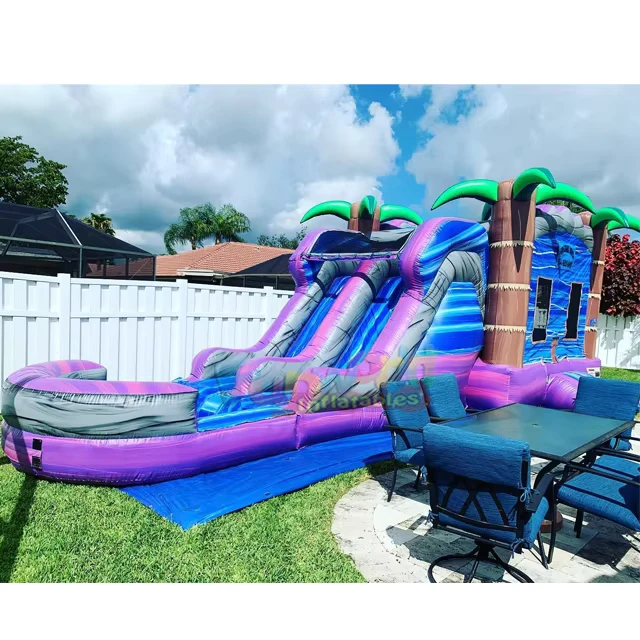 Castillos inflables para niños, combo de rebote de aire, trampolín, tobogán inflable rosa, casa de rebote combo