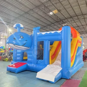 Kids Bouncy Castle With Slide Jumpers Inflatable Party Bouncers for Rent