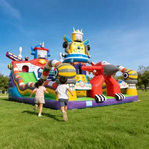 Kids Giant Inflatable Play Park Inflatable Playground Large Inflatable Theme Park for Rent