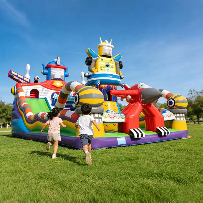 Kinder riesiger aufblasbarer Spielpark aufblasbarer Spielplatz großer aufblasbarer Themenpark zur Miete