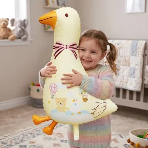 Kids Gift Toy Balloon Supplier Childlike Joy Goose Inflatable 55*78 CM Cartoon Goose for Outdoor Theme and Baby Shower