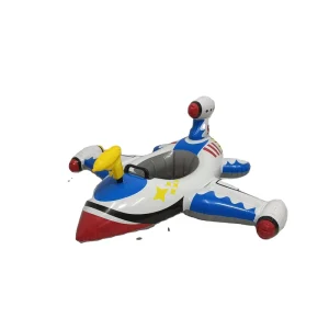 Kinderen Opblaasbare Vliegtuig Zitring Float Speelgoed met Waterpistool 120*120CM