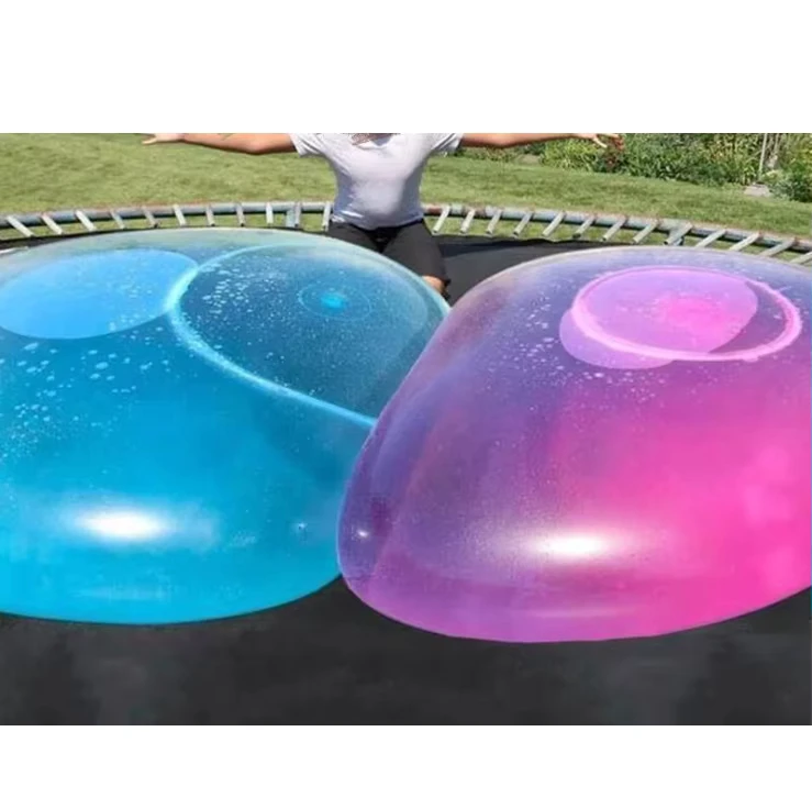 Balon Bola Inflatable Anak-Anak untuk Dalam dan Luar Ruangan, Permainan Bola Inflatable, Bola Busa Terisi Air Lembut