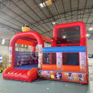 Kids Inflatable Bounce House with Slide Toys Bouncing Castle Inflatable Kids Party Combo