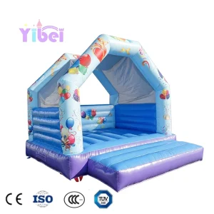 Kids Inflatable Bouncy Castle 4X4M Safety Fence CE Certified Eco Friendly Indoor Outdoor Mall Park Safe Fun Soft Interactive