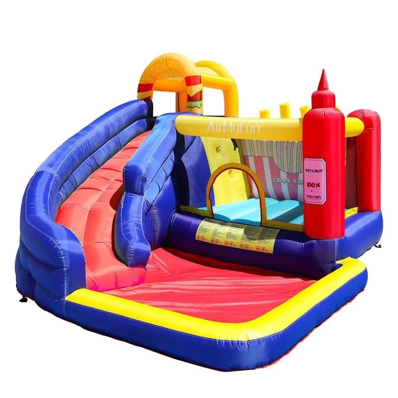 Castello Gonfiabile per Bambini, Gioco d'aria, Casa Gonfiabile a Forma di Patatine Fritte