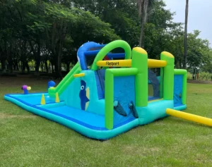 Kids Inflatable Bouncy Castle with Water Slide for Kids’ Favorite Entertainment