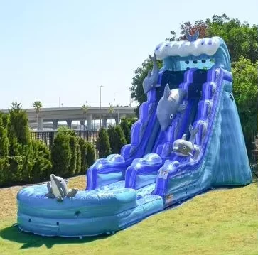 Kids Jumping Castle Bouncy Obstacle Course Pool Waterslide Inflatable Water Slide Combo Commercial PVC Daycare School