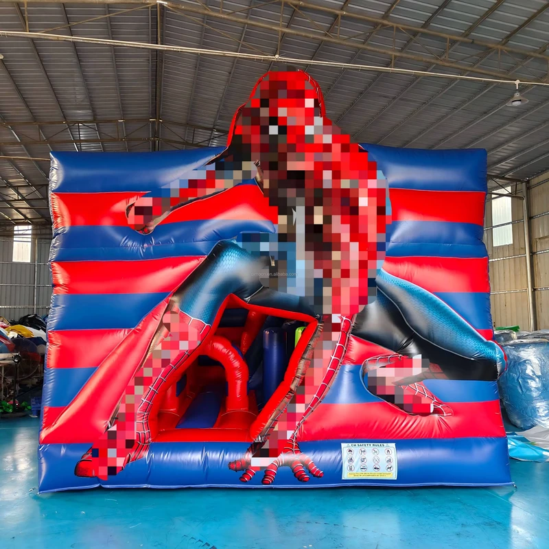 Castello Gonfiabile per Bambini Moon Inflatable Moonwalk Scivolo Jumper Casa Gonfiabile Noleggio per Feste