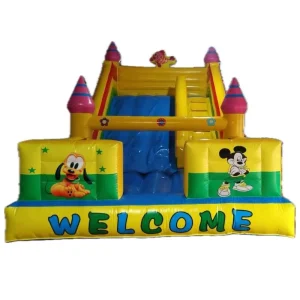 Castillo Inflable Comercial para Niños, Salto Lunar Inflable, Alquiler de Casa de Rebote Arcoíris