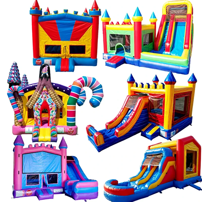Kids Moon Aufblasbarer Moonwalk Wasser Springer Bouncer Moon Walk Hüpfburg Springendes Gewerbliches Regenbogen Hüpfhaus Partyvermietungen