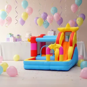 Kids Outdoor Fun Inflatable Bouncy Castle Play Center