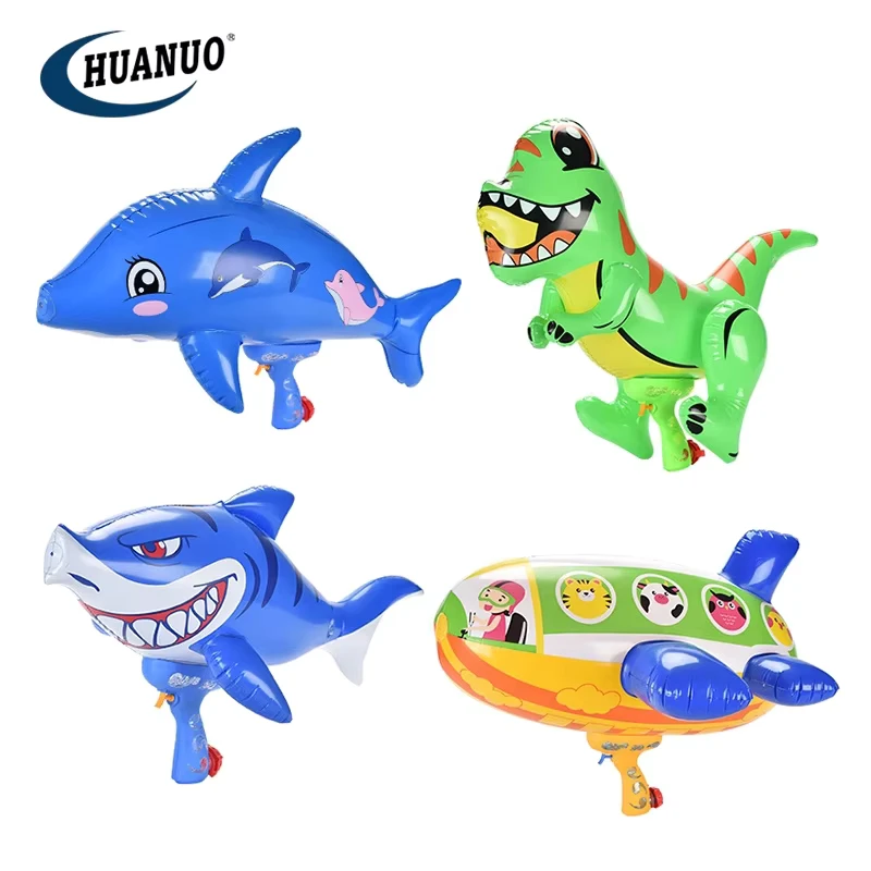 Jouets d'été en plein air pour enfants, jouet de tir requin, pistolet à eau gonflable