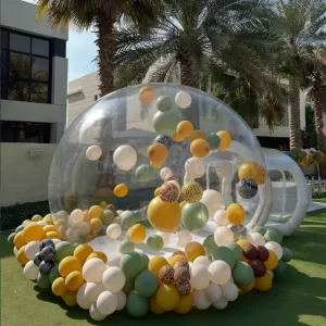 Kids Party Balloons Fun House Giant Clear Inflatable Crystal Igloo Dome Bubble Tent Transparent Inflatable Bubble Balloons House