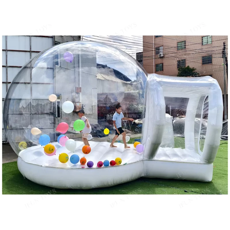 Детские праздничные шары Дом Гигантский Прозрачный Inflatable Кристальный Иглу Купол Прозрачный Надувной Пузырьковый Дом