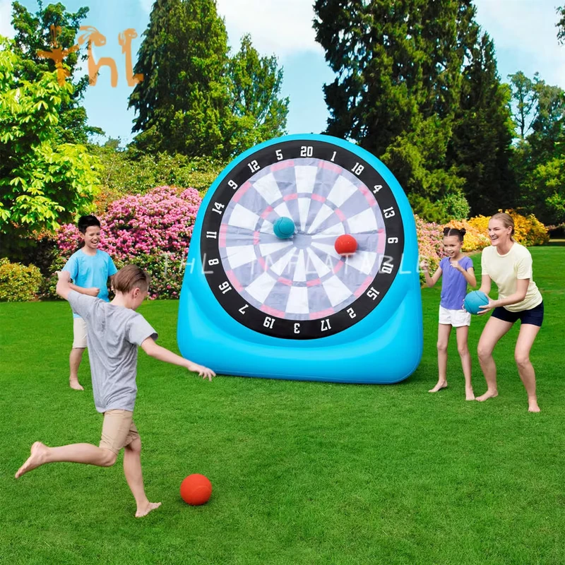 Jogo de Dardos Inflável de Futebol para Festa de Crianças