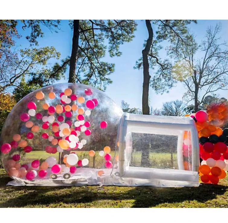Kids Party Heldere Koepel Ballon Opblaasbare Bubble Springhuis met Blazer en Pomp PVC Materiaal