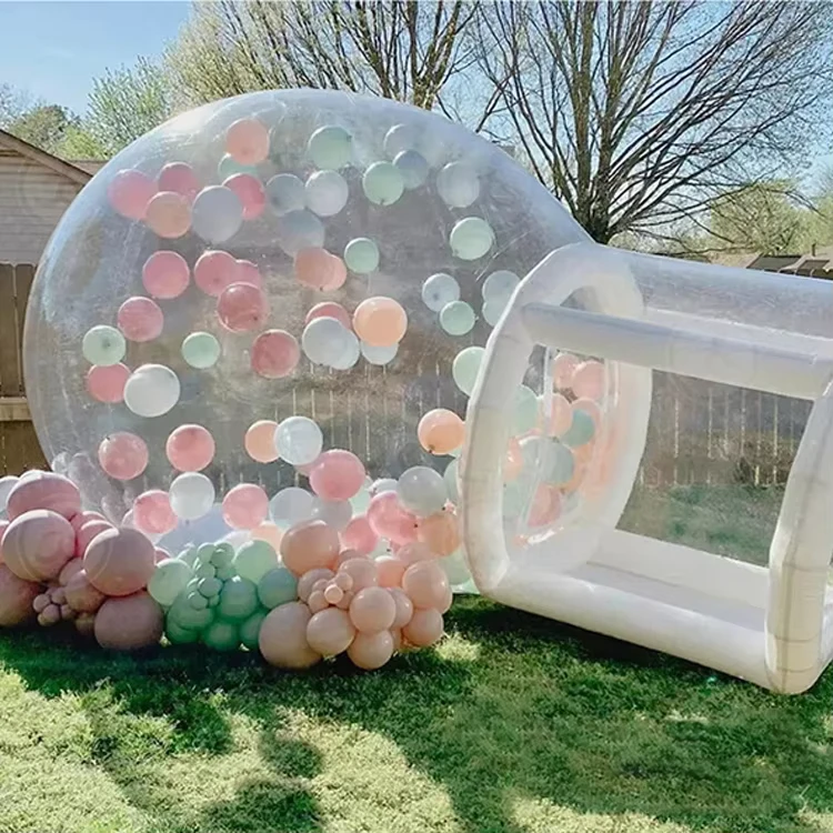 Nhà Bóng Hơi Tiệc Trẻ Em Lớn Trong Suốt Hình Cầu Kính Igloo