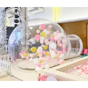 Kids Party Fun House Giant Clear Inflatable Crystal Igloo Dome Bubble Tent Transparent Inflatable Bubble House