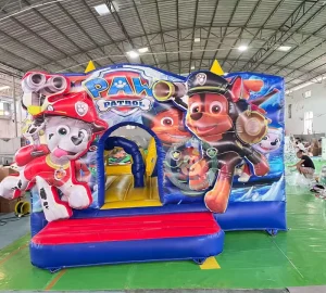 Kids Party Inflatable Bounce Toys Inflatable Moonwalk Jumping Combo Bouncing Castle Play