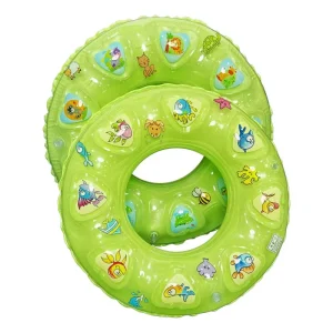 Kids’ Pool Rings Pool Toys Children’s Swimming Tube Aquatic Toy That Helps Balance Non Toxic Two Layers Inflatable Swim Ring