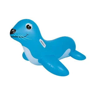 Kids Toy Sea Lion Shape Animal Riding Summer Pool Inflatable Ride on Pool Float with 2 Durable Handles