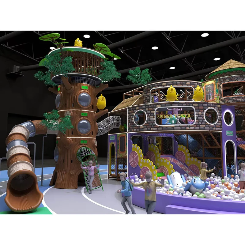 Kids Zone Indoor Speelplaats Zachte Speel Indoor Speelplaats Kinderglijbanen Indoor Plastic Speelplaats