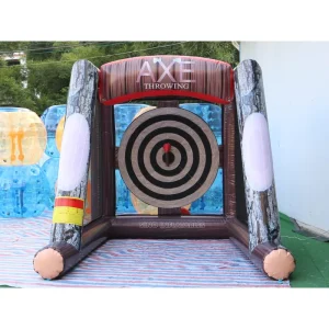 Kids and Adults Interactive Inflatable Axe Throwing Game for Carnival Sports Events or Parties