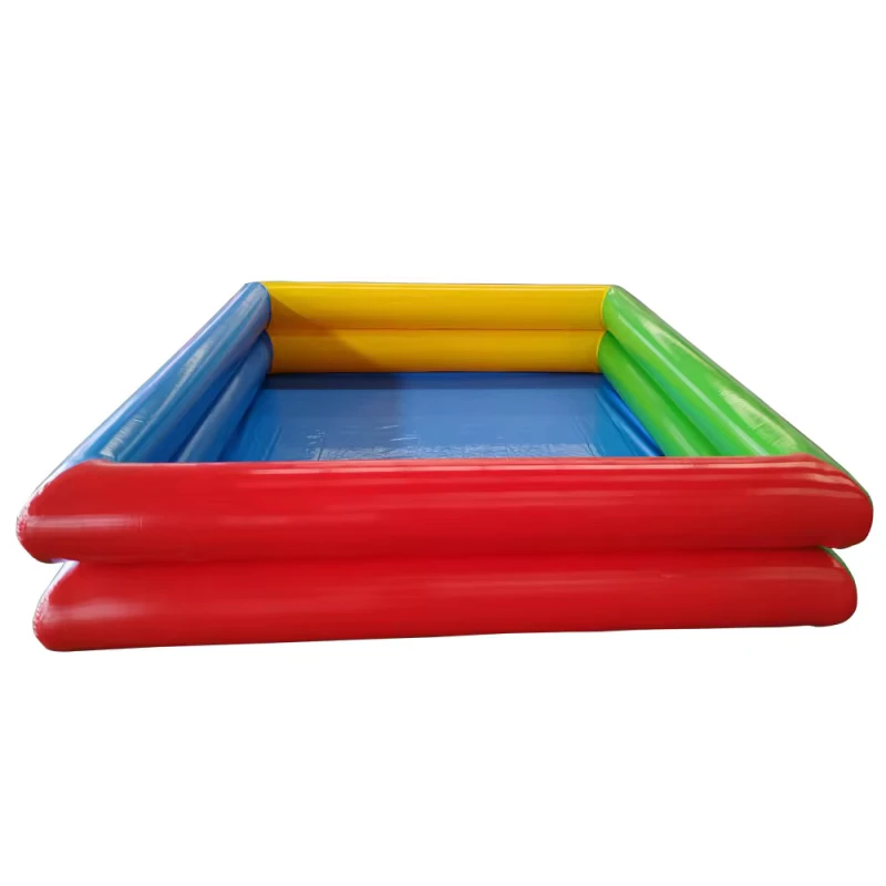 Kindergarten Inflatable 0.6mm PVC Swimming Pool Sand Water Play Table Rectangle Design Durable UV Resistant Outdoor Activity for