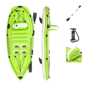 Set di Kayak Gonfiabile Koracle 65097 per Pesca Barche a Remi 2,70m x 1,00m