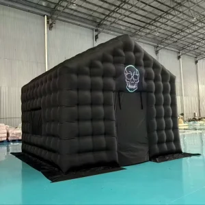 LED Disco VIP Lounge Portable Oxford Fabric Inflatable Nightclub Tent Lights Music Eco Friendly UV Resistant Four-Season Parties