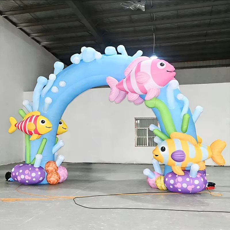 LED Inflatable Butterfly Wing Arch White Theme Party Event