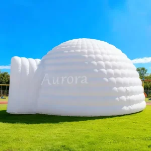 LED Light Giant Inflatable Booth House Dome Tent with Built-in Fan and Waterproof for Party Marquee Nightclub Events
